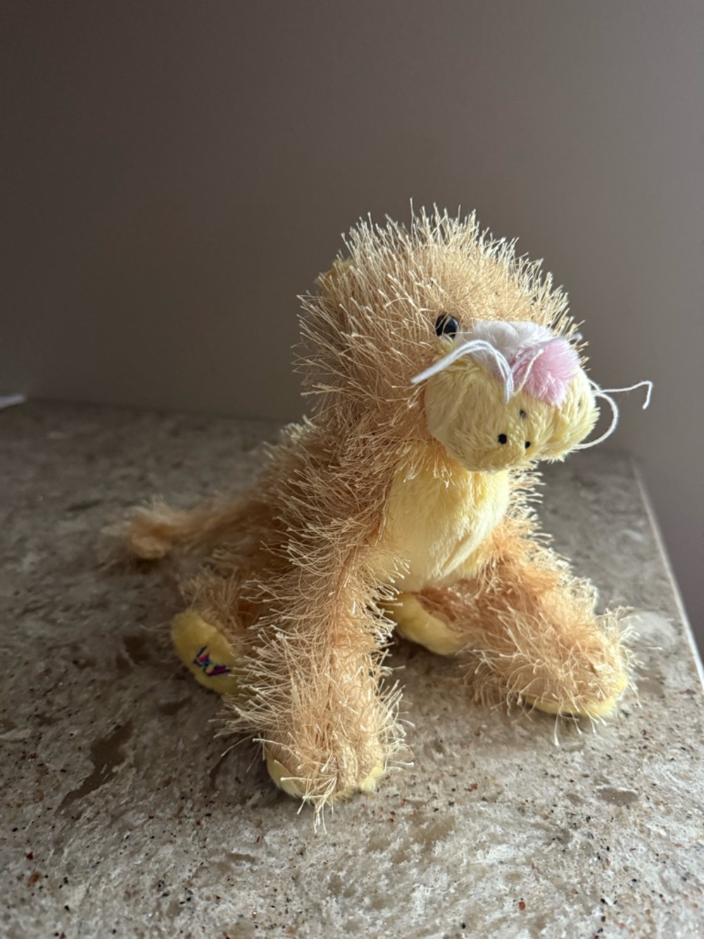 Ganz Webkinz HM193 Lioness Plush Stuffed Animal Tan Shaggy Small Toy